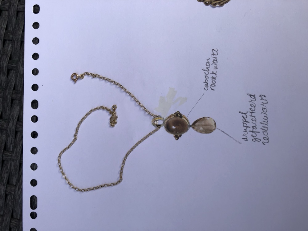 Ontwerp voor hanger met rookkwartsen